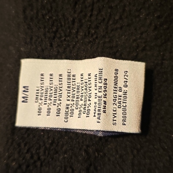 NWT Whales Tail Performance Outerwear Girls Burnt Orange Hooded Puffer Jacket M - Picture 6 of 7